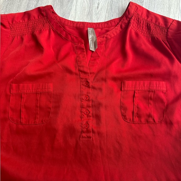 Penningtons 5X red tunic top - Picture 3 of 12